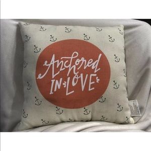 🔴 Anchored in Love Decorative Pillow